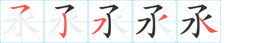 氶的笔画顺序图